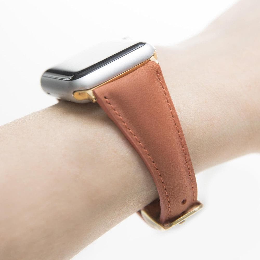 Bradford Classic Slim Apple Watch Leather Straps-4