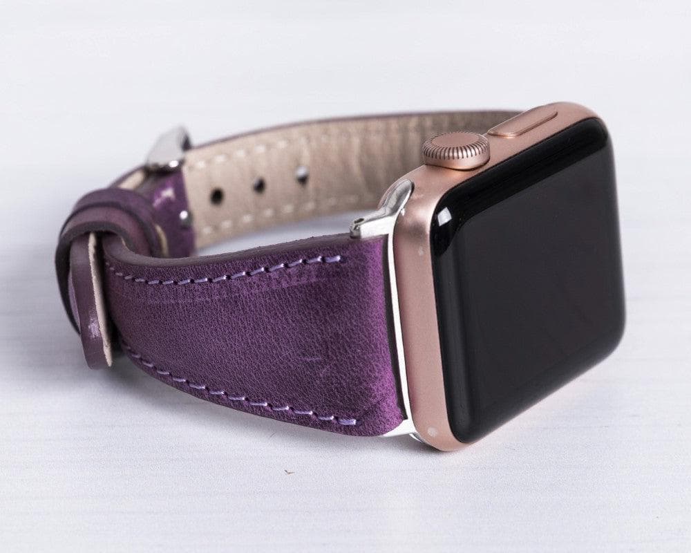 Bradford Classic Slim Apple Watch Leather Straps-11
