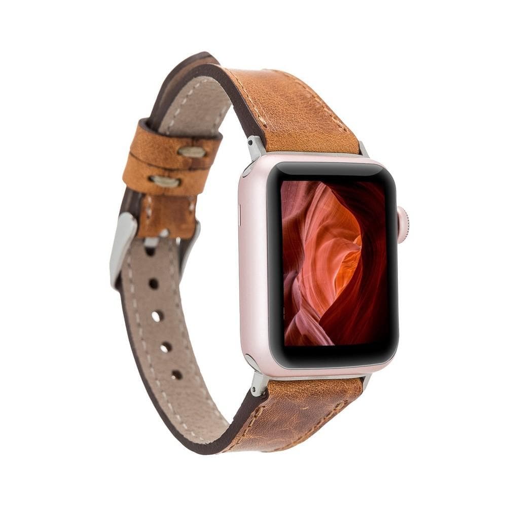 Bradford Classic Slim Apple Watch Leather Straps-6