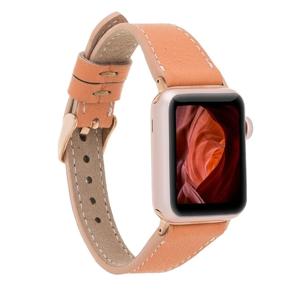 Bradford Classic Slim Apple Watch Leather Straps-7