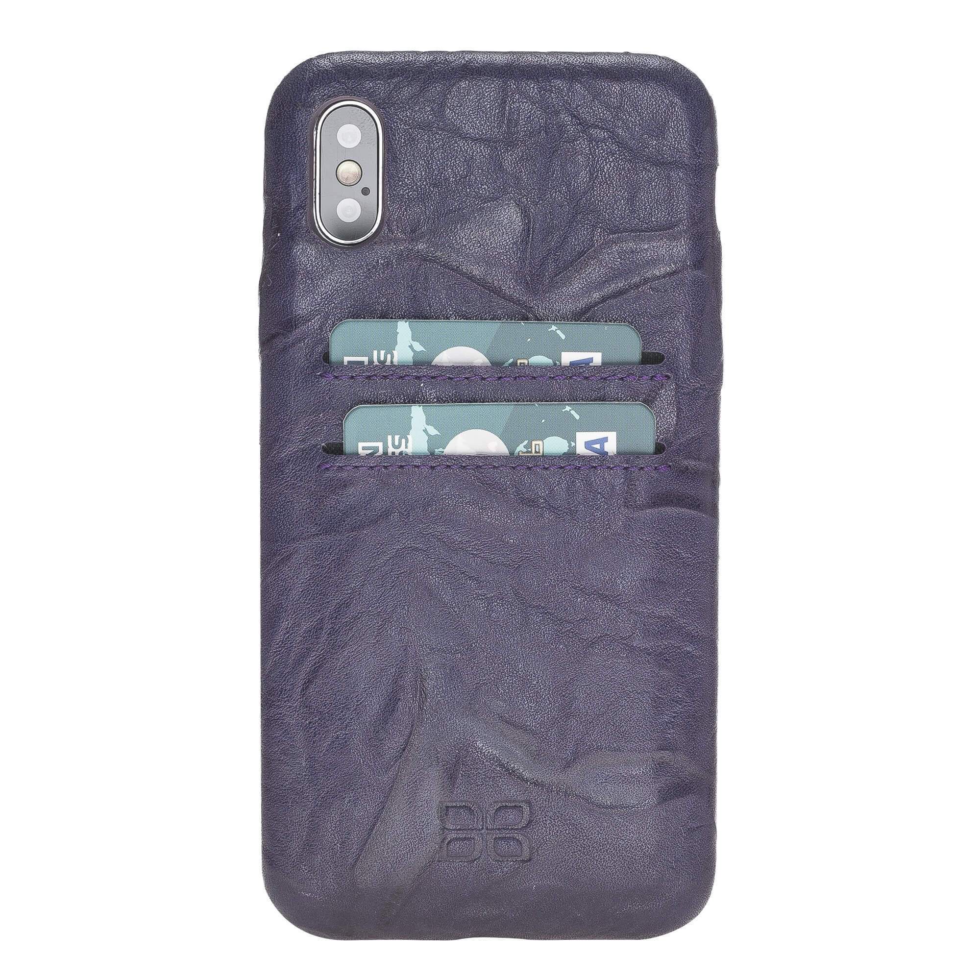 Apple iPhone X Series Leather Ultra Cover with Credit Card Slots-0