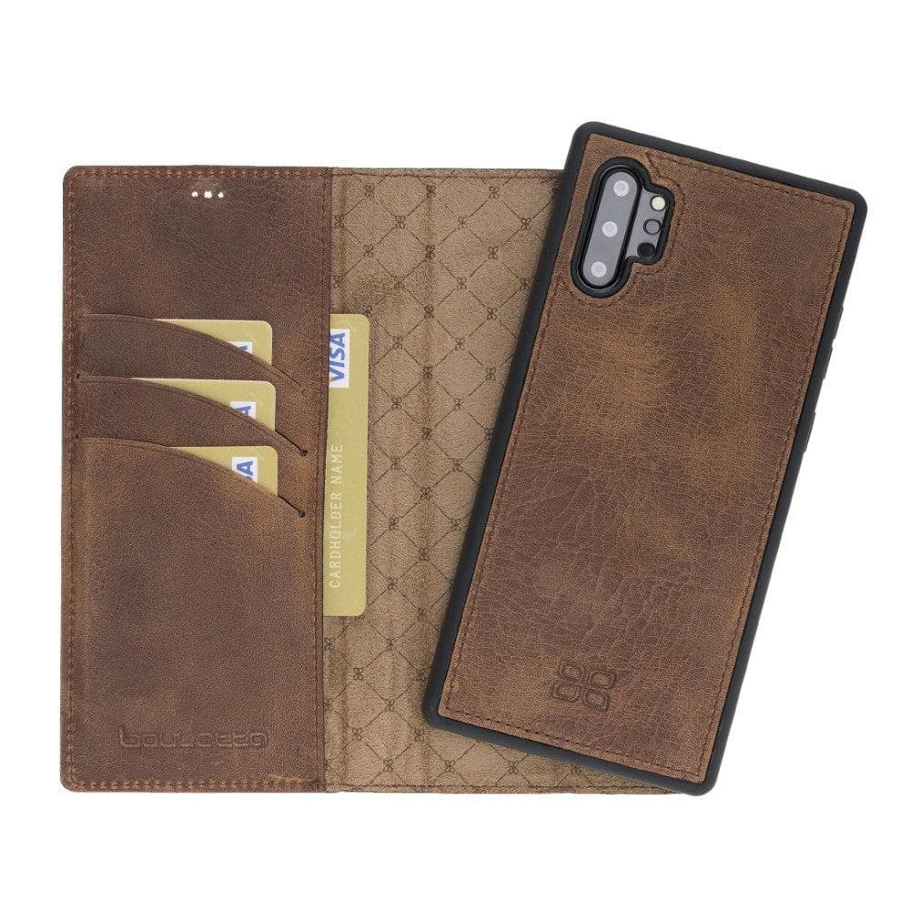 Samsung Galaxy Note 10 Series Detachble Leather Wallet Case - MW-6