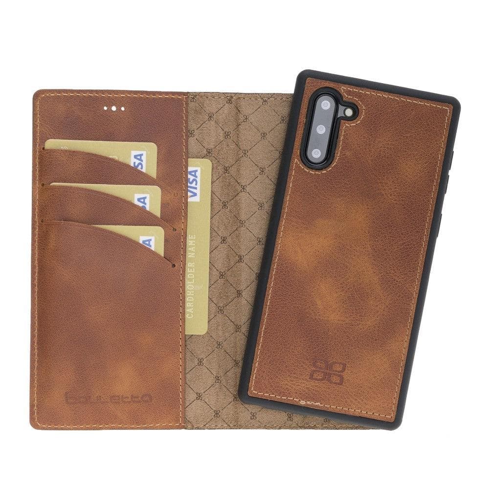 Samsung Galaxy Note 10 Series Detachble Leather Wallet Case - MW-7